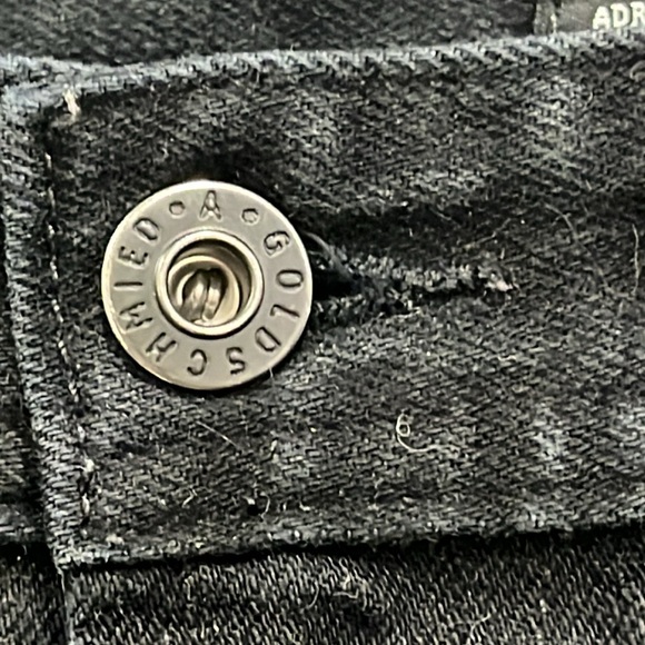 Adriano Goldschmied The Graduate Tailored Leg Black Denim 38 waist - Picture 6 of 16